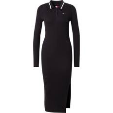 Tommy Jeans Gebreide Jurk - Zwart/Wit