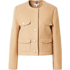 Tommy Hilfiger Women Jackets Tommy Hilfiger Cropped Jacke mit Knopfleiste - Beige
