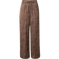 Calvin Klein Bruna Byxor & Shorts Calvin Klein Vida Ben Viskos Twill Byxor - Brun