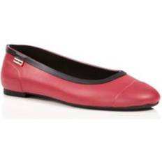 Hunter Low Shoes Hunter Comfort Original Tour Round Toe Ballet Flats - Red