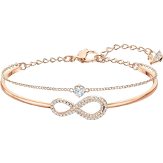 Swarovski Hyperbola Bangle - Rose Gold/Transparent