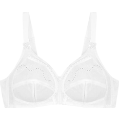 Doreen Cotton Without Underwire Bra - White
