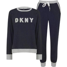 DKNY Signature Logo Joggers Pyjama Set - Navy