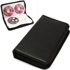 Optical Storage YMDZ LONGLONG, 80 Sleeve Portable CD DVD Disc Carry Case Holder Bag Wallet Storage Ring Binder