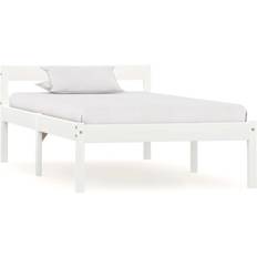 Latitude Run Aaryahi Bed Frame 120 x 200 cm White