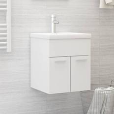 Mobiliers de Salle de Bain White Single Vanity Unit 410mm