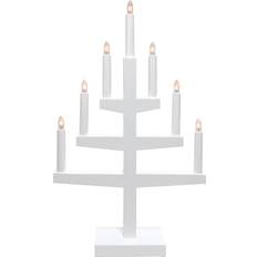 Star Trading Staircase 7L White Candle Bridge 34cm