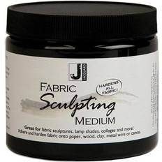 White DIY Jacquard Jacquard Fabric Sculpting Medium 16oz