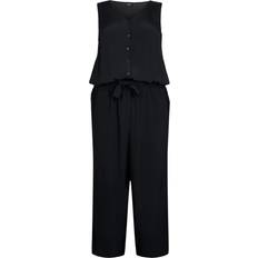 Zizzi VBella S/L Jumpsuit - Svart
