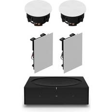 Sonos In-Wall Speakers Sonos In-Ceiling Speaker Pair White