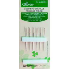 Clover Gold Eye Chenille Needles Size 24 6 Pkg