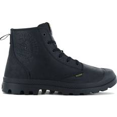 Unisexo Botas de Encaje Palladium Pampa Continental Leather - Black