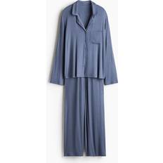 H&M Trikåpyjamas - Blå