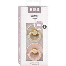 Bibs Nappar på rea Bibs Colour Napp 2-pack Latex Stl2 Vanilla/Blush 2 st