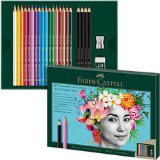 Grigio Matite Colorate Faber-Castell Set Da Disegno 23 Pezzi Con Matite Colorate