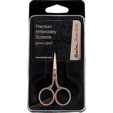 Hemline Rose Gold Premium Embroidery Scisors 6.7 cm