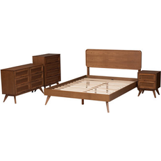 Queen Bed Packages Wholesale Interiors Baxton Studio 4 Piece Bedroom Set 14.9 H x 63.8 W x 82.5 D