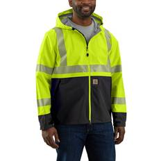 4XL Work Jackets Carhartt Hi-Vis Storm Defender Loose Fit Jacket - Brite Lime