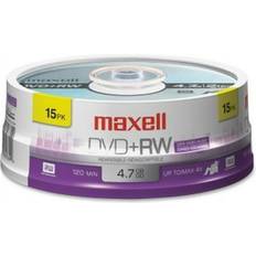 Optical Storage Maxell Best Source Supplies, DVDRW Discs 4.7GB 4x Spindle Silver 15/Pack