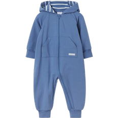 Jumpsuits Polarn O. Pyret Baby All-in-one Soft Sweatshirt - Blue