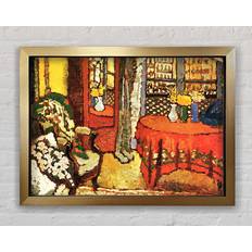 Wallart-Direct Interior Details Wallart-Direct Joseph Rippl-Ronai Paris Ventura Gold Framed Art 30.5x20.3cm