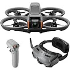 DJI Avata 2 Explorer Combo (3 batterier) FPV-drönare med 4K-kamera, uppslukande flygupplevelser, inbyggt propellerskydd, synfält på 155 kameradrönare med Goggles Integra och RC Motion 2