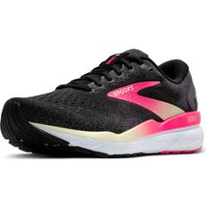 Brooks Ghost 16 Narrow 2A Löparskor - Black/Pink/Yellow