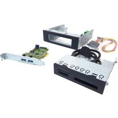 Memory Card Readers HP Alan CompuTech International, 5.25in Media Card Reader w/ USB3 CNTRL Kit 736299-U35 3.5 or 5.25 Bay