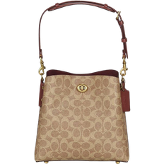 Bolsos Cubo Coach Bolso Cc Sig Wllw Bckt C3890 Marrón 00