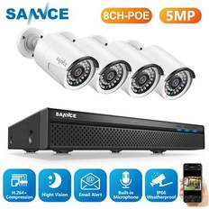 Sannce 8CH 5MP HD POE Network Video Security System