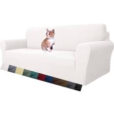 Loose Sofa Covers Brayden Studio Super Stretch Couch 80cm H x 139.7cm W x 80cm D Loose Sofa Cover White