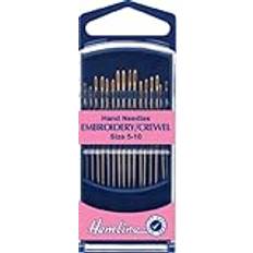 Hemline Embroidery Sewing Needles Pack 16