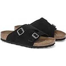 Schoenen Birkenstock Suede Leather Regular Fit - Black