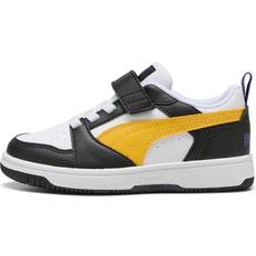 Gul Løbesko Børnesko Puma Rebound V6 Lo AC+ PS Sneakers - Black/Gul