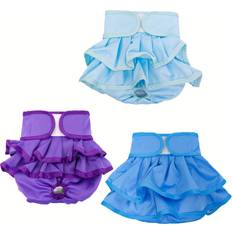 Pets Temu Washable Female Dog Diapers 3-pack