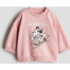 Pink Sweatshirts Children's Clothing H&M Pink Print Motif Sweatshirt - Pink