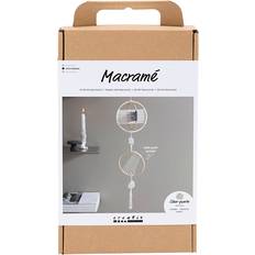 Gråa DIY Creativ Company DIY Kit Makramé Mobil 0008