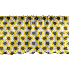 Valances Ambesonne Geometric Valance Pack of 2 54" x 18"