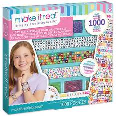 Make It Real Alphabet Bead Bracelet Set