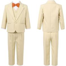 Bow Suits Children's Clothing Dpois Baby Boys Formal Suit - Khaki