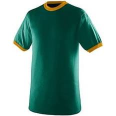 Gold T-shirts Youth Ringer T-Shirt - Dark Green Gold