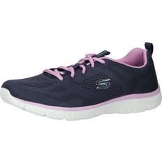 Skechers Kind Favor Memory Foam Trainers - Navy