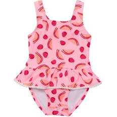 Pink Swimsuits Children's Clothing Snapper Rock Berry Sweet Skirt Swimsuit - Pink