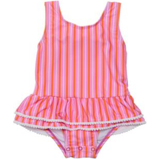 Pink Swimsuits Children's Clothing Snapper Rock Girls Stripy Sunset Skirt - Pink