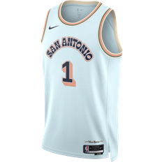 NBA Game Jerseys San Antonio Spurs Nike City Edition Swingman Jersey Victor Wembanyama Mens