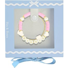 Children Bracelets Bits & Bows Girls Sis Bracelet Gift Set Pink/white/gold (Child)