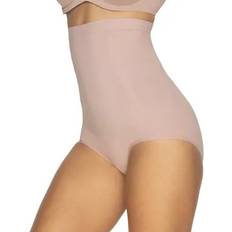 Elastane/Lycra/Spandex Girdles Fusion High Waist Panty - Rose Tan