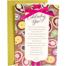 Party Supplies Hallmark Mahogany Religious Birthday Card