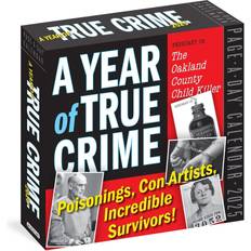 Workman Publishing True Crime 2025 Desk Calendar