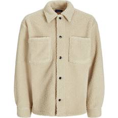Overshirts - White Jackets Jack & Jones Fleece Newton Teddy - Beige